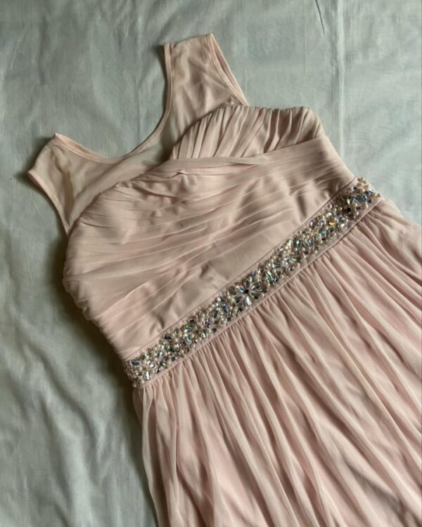 Baby Pink Soft Net Dress (M/L) - Image 3