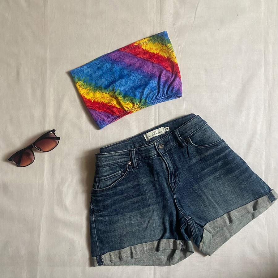 Multicoloured Tube Top (XS/S)