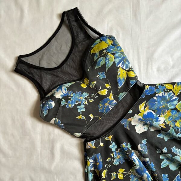 Floral Cut Out Dress (S) - Image 2