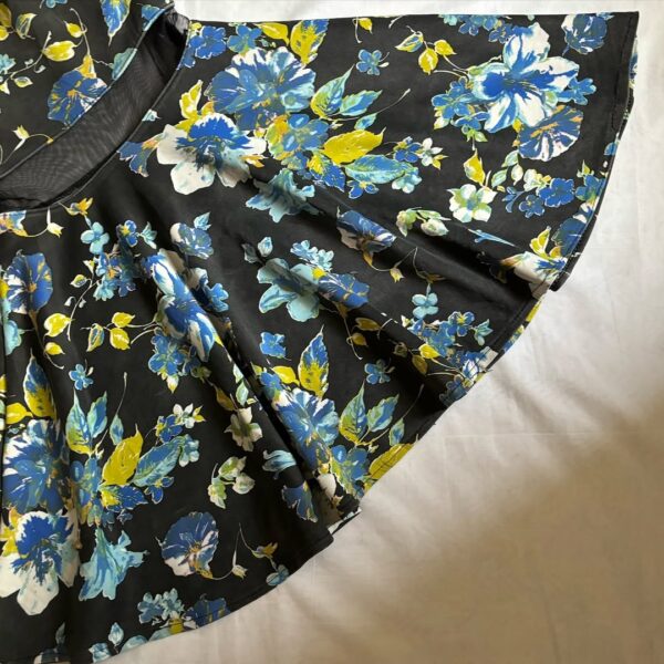 Floral Cut Out Dress (S) - Image 3