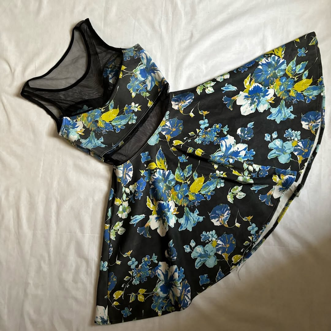 Floral Cut Out Dress (S)