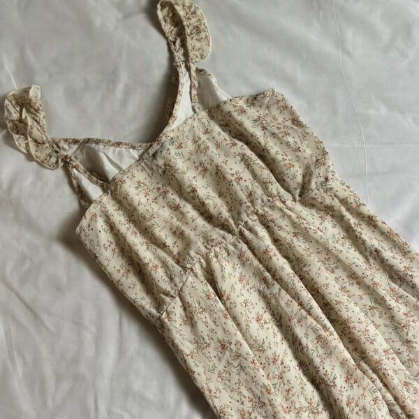 Floral Dress With Lil Ruffle Detailed Sleeves (L) - Image 2