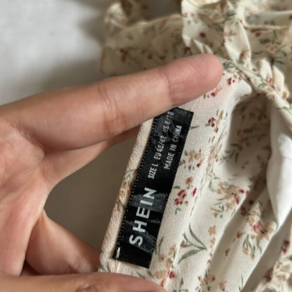 Floral Dress With Lil Ruffle Detailed Sleeves (L) - Image 3