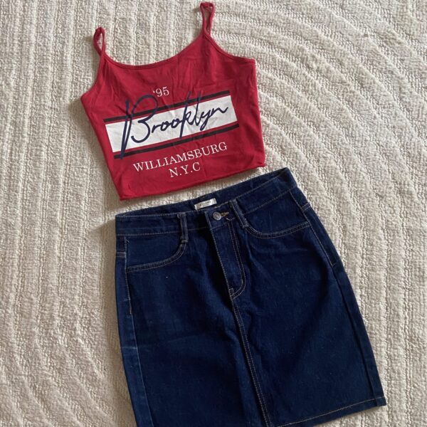 Up cycled Brooklyn top (S/M) - Image 3